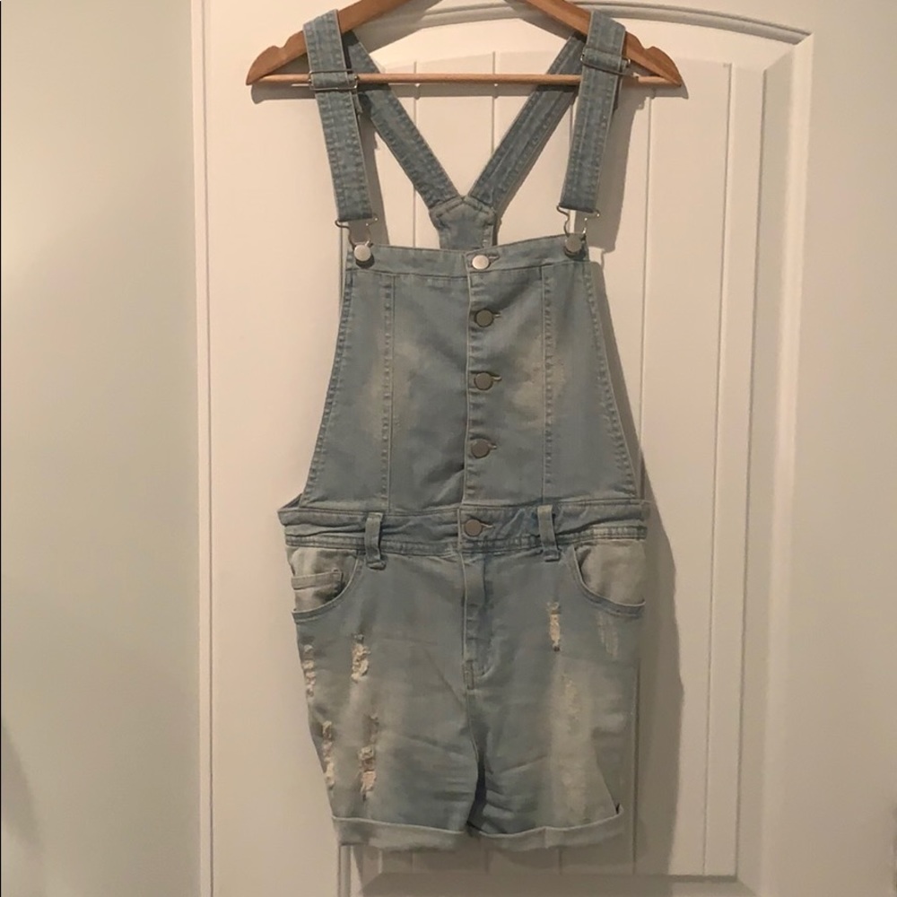 Harper Denim Overalls Size Medium